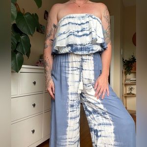 Ocean Drive Strapless Jumpsuit M